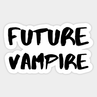 Future Vampire – Black Sticker